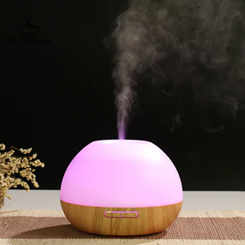 GX.Diffuser 7 Colorful LED Lamp Aromatherapy GX-19K Aroma Diffuser Home Office Essential Oil Diffuser Ultrasonic Air Humidifier