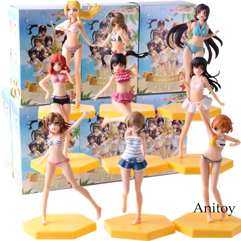 

Love Live School Idol Diary Nozomi Tojo Nico Yazawa Eli Rin Dia You Kotori Honoka Maki Nishikino Action Figure Toy 9pcs/set