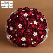 Perfectlifeoh букет невесты свадебная одежда подружки невесты для держания букетов Свадебная фотография Реквизит