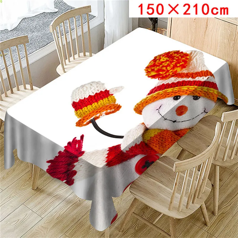 New Year Tablecloth Christmas Kitchen Dining Table Decorations Rectangular Party Table Covers New 2019 home decor #3n13 New Year Tablecloth Christmas Kitchen Dining Table Decorations Rectangular Party Table Covers New 2019 home decor #3n13