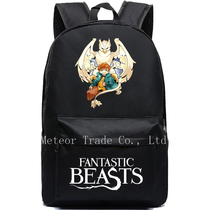 

Fantastic Beasts School Bags Book Backpacks Children Bag Amine Animal Cartoon Shoulder Bag Rucksack Student Backpack Travel Bags