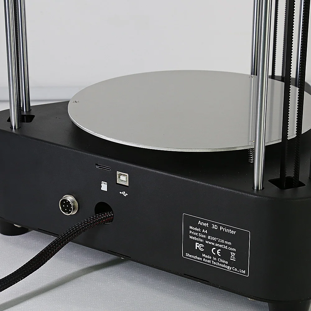 3D настольным принтером комплект Анет A4 200X200X210 мм высокой Скорость DIY печати