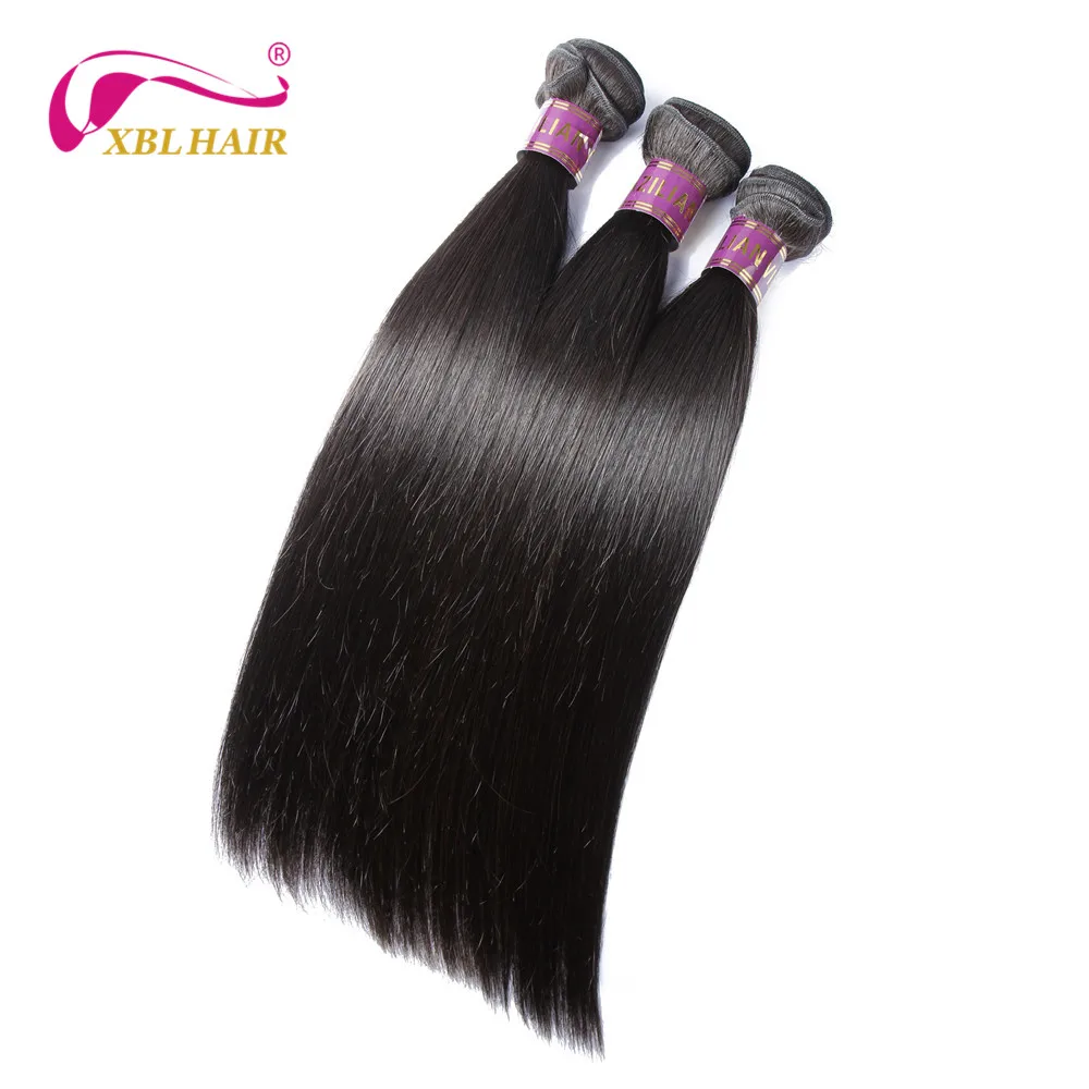 Buy XBLHAIR Brazilian Virgin Hair Straight 3Pcs Lot