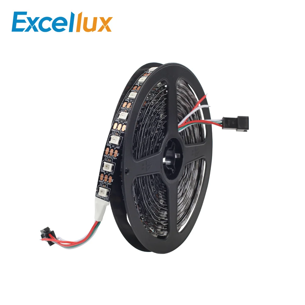 

5M DC 5V WS2812 WS2812B RGB 60LEDs Pixel LED Strip 5050 WS2812 Digital 10mm Waterproof & White/Black PCB LED Strip lighting