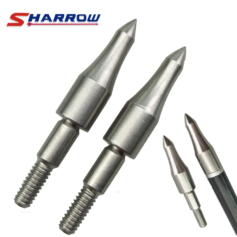 

Sharrow 10 Pieces Archery 125 Grain Target Arrowhead Stainless Steel Broadhead Shooting Hunting Arrow Accessory