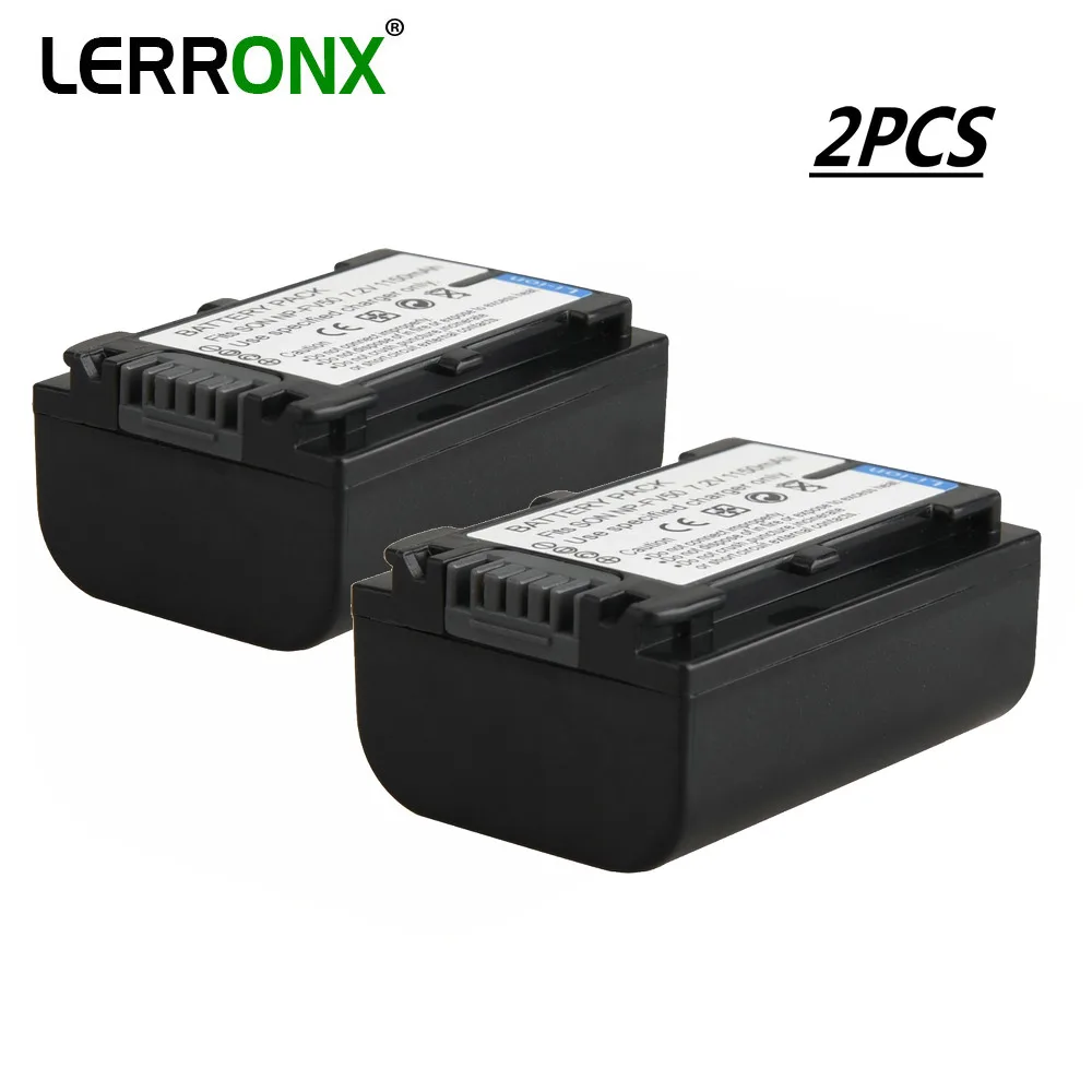 

2PCS NPFV50 rechargeable digital batteries NP- FV50 replacement camera battery for Sony NP-FV30 NP-FV70 NP-FV90 NPFV100 NP-FV120