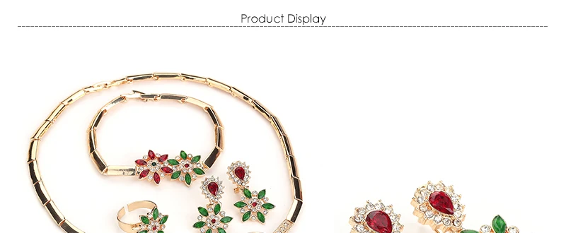 BTSETS African Beads Jewelry Set Nigerian Wedding Crystal Jewelry Sets For Women Plant Eritrean and Ethiopian Jewellery Gift (1)