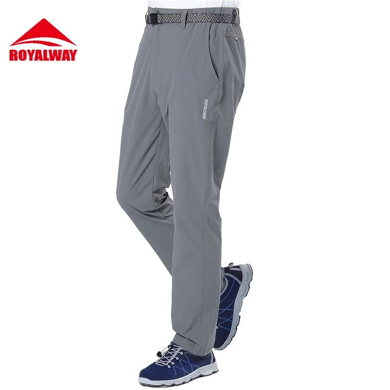 

ROYALWAY Camping Hiking Pants Men Elastic Quick Dry 2017 New Arrival #RFPM1055G