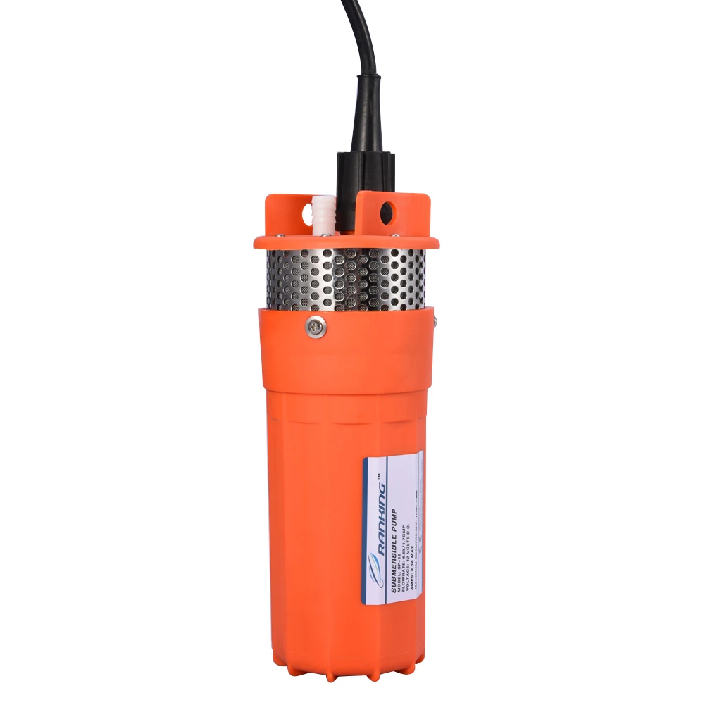 Submersible Pump 12V Submersible Deep Well Water DC Pump Alternative Energy Solar Powered Widely used in Outdoor Remote Water Operation