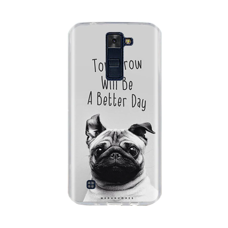 Чехол для LG K7 K8 Lte задняя крышка Мягкие силиконовые ТПУ чехлы Coque k7 телефонов 3D