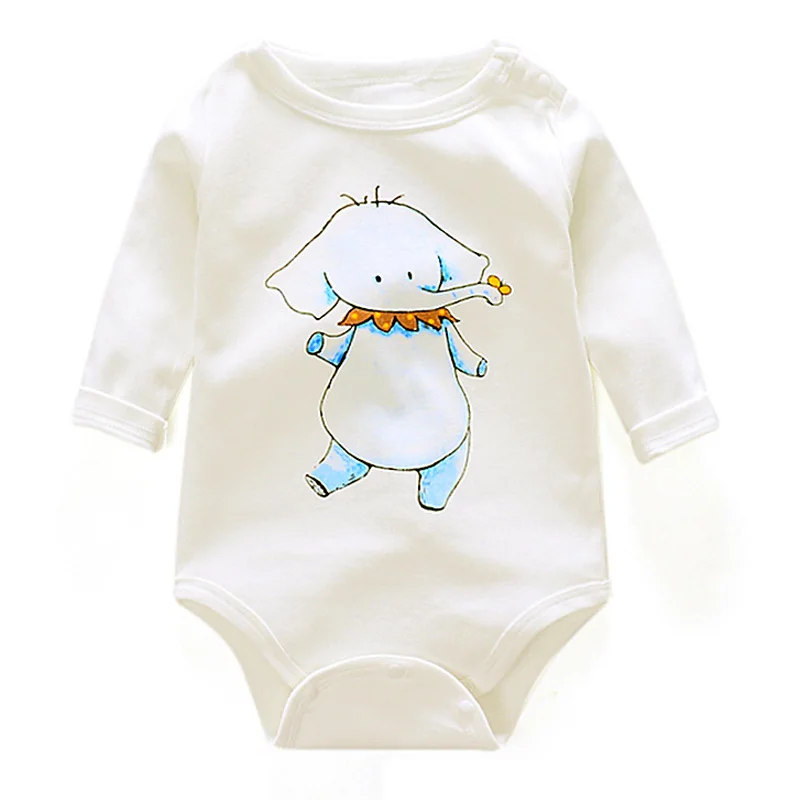 Hilenhug/Детские комбинезоны; Одежда для мальчиков и девочек от 3 до 18 месяцев; хлопковый комбинезон с длинными рукавами для малышей