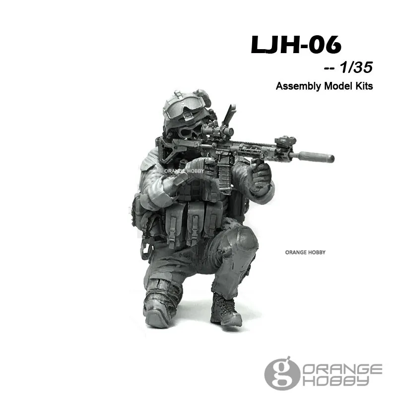 OHS YuFanModel 1/35 LJH-01-09 серия LJH Современная армейская сборка США Военные полимерные миниатюры Модели Строительные наборы oh - Цвет: LJH-06