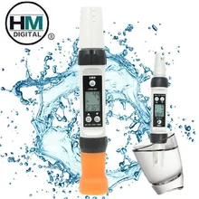 HM COM-360 4 in 1 PH meter EC/TDS/PH/TEMP wasserdichte combo LCD Digital portable ATC kalibrierung Daten Halten ToolTester40 % RABATT
