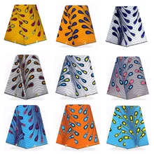 Анкара Африканский принт хлопок воск принты ткань настоящий мягкий воск все воды дизайн