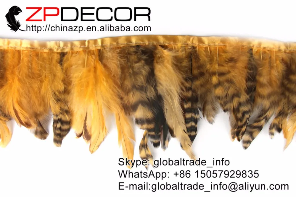 yellow chinchilla rooster coque feathers fringe  (1)