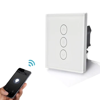 

Smart EU WiFi LED light Switch 220V Dimming Glasses Panel Switch Support Alexa Google Home Voice Control touch switch smart home