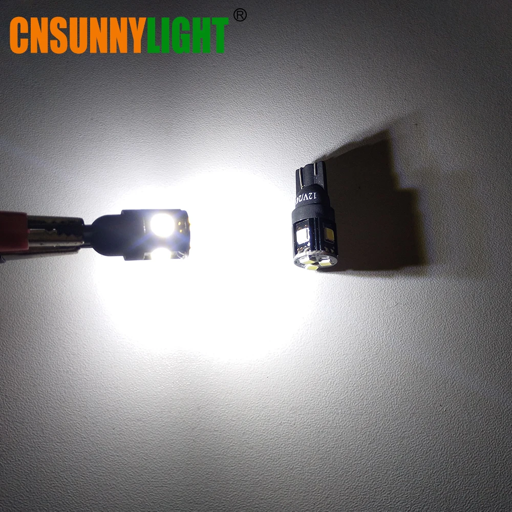 T10 w5w LED Car SMD Bulbs 194 168 Clearance Light Brake Turn Signal Wedge Side Tail Parking Door Map Lighting Trunk Laggage Lamp (5)