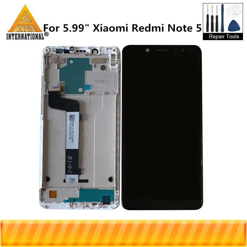 Axisinternational для 5,9" Xiaomi Redmi Note 5 Redmi Note 5 Pro ЖК-экран+ сенсорная панель дигитайзер с рамкой