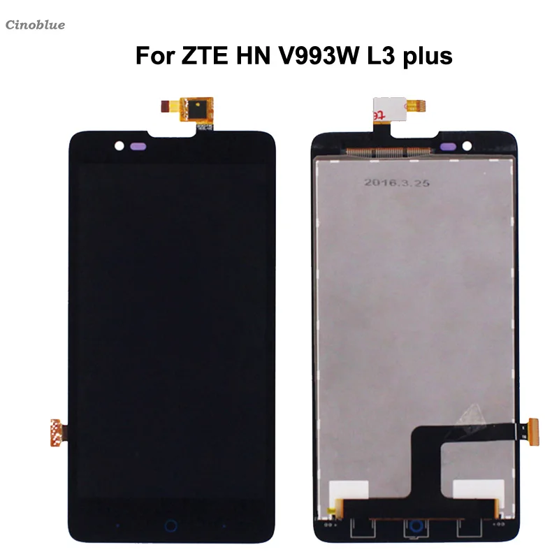 Для zte лезвие L3 плюс ЖК дисплей Сенсорный экран планшета Ассамблеи для HN V993w/V5 V9180