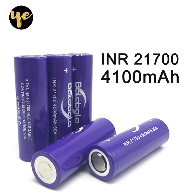 

21700 4000mah Rechargeable Battery lithium 30A Battery 3.7V High Power batteries For Electric tools PK INR21700-30T