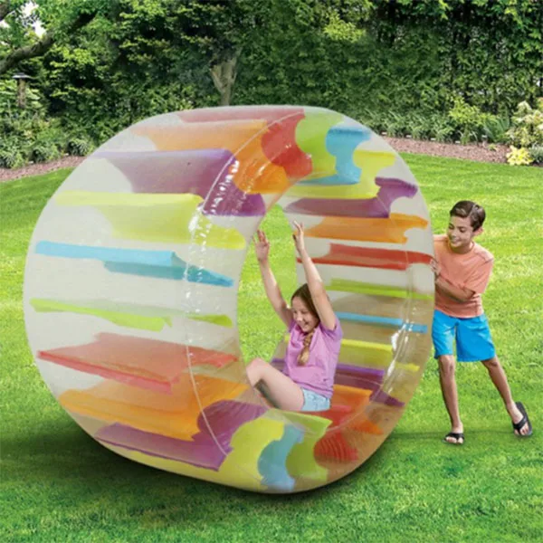 

Large Inflatable Land Wheel Jumbo Party Wheel Kids Indoor Outdoor Pool Playing FI-19ING