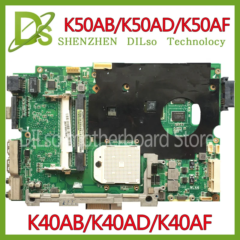 KEFU K40AB motherboard for asus laptop motherboard K40AB K40AD K40AF K50AB K50AD K50AF K40IJ K50IN motherboard Test motherboard