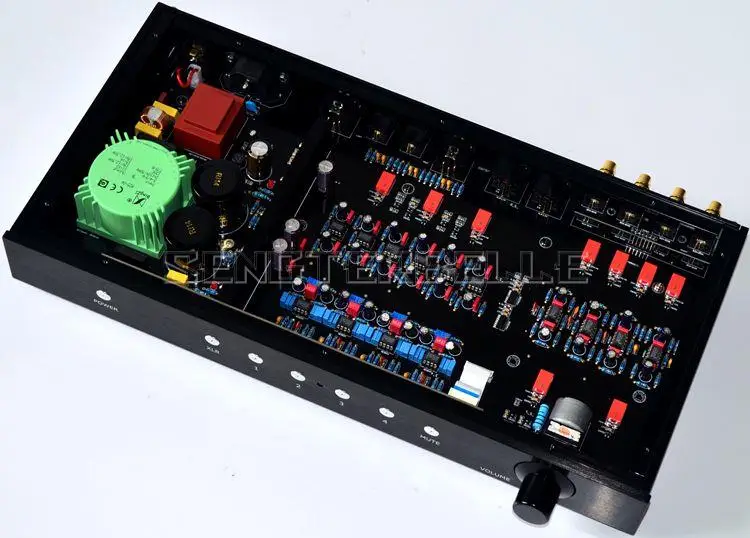 YJ MBL6010 полностью сбалансированный HiFi Одноконтурный класс A предусилитель аудио XLR/RCA Предварительный усилитель MBL6010 схема