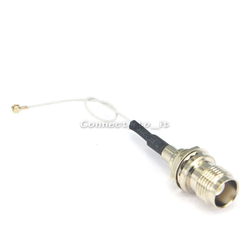 

Extension Cord TNC female bulkhead to ufl/IPX female pigtail cable For PCI Wifi Card Wireless Router