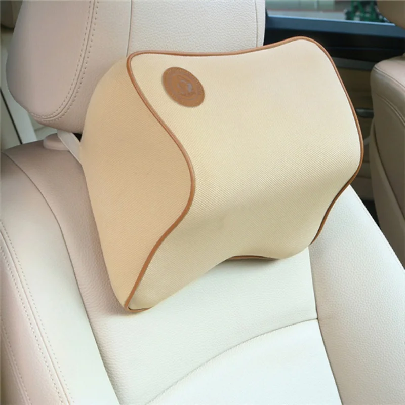 

Car Pillow Space Memory Foam Fabric Neck Headrest Car Covers Vehicular Pillow Car Seat Cover Headrest Neck Pillow