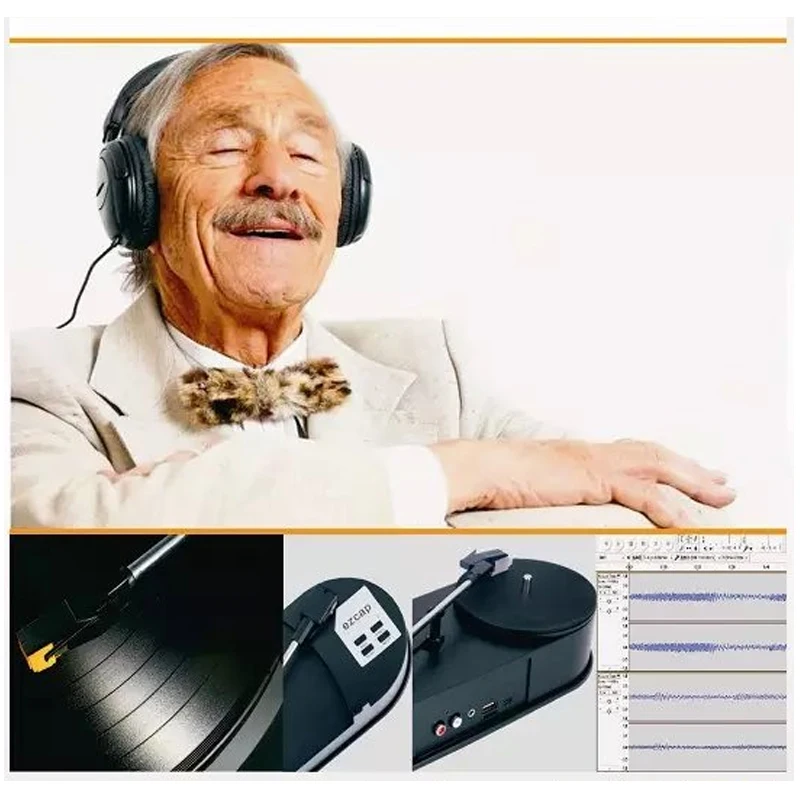 vinyl turntable to mp3 converter, convert vinyl turntable to mp3 save in U Driver /SD TF Card directly, no PC required,33/45