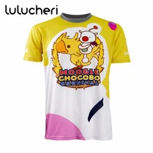 FF15 Final Fantasy XV Cosplay T-shirt Moogle Chocobo Costumes Noctis Lucis Caelum Carnival Shirts Men Short Sleeve Tops Tees