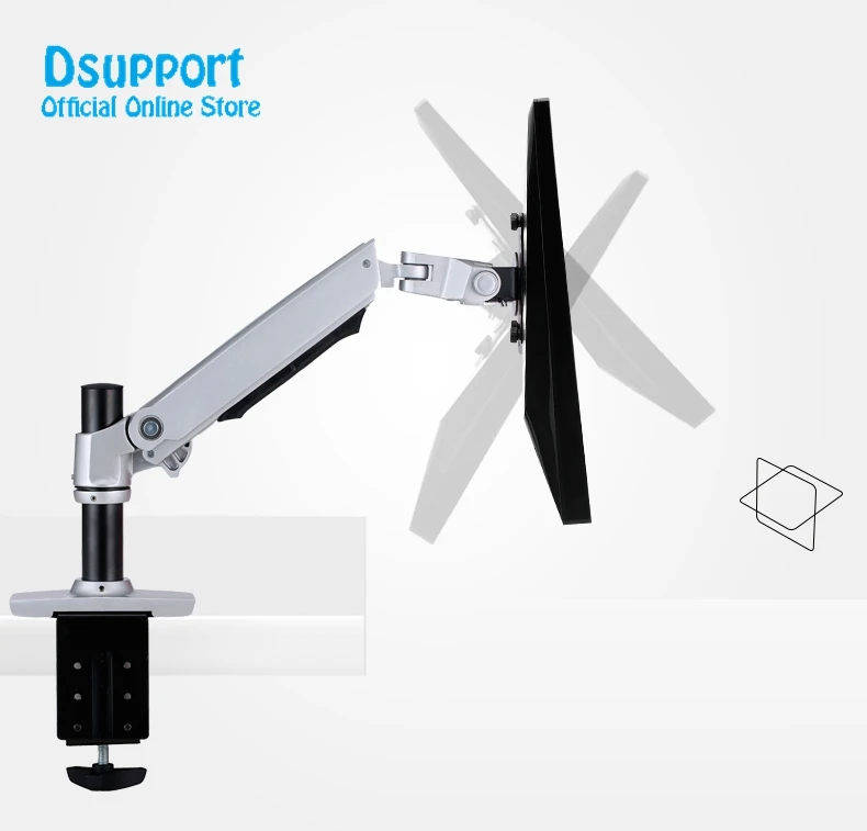 Suporte de Montagem Braço de Alumínio de Alta Desktop Mola Mecânica Movimento Completo 17-32 Polegada Monitor Qualidade Suporte Max. Loading 10kgs - Image 6