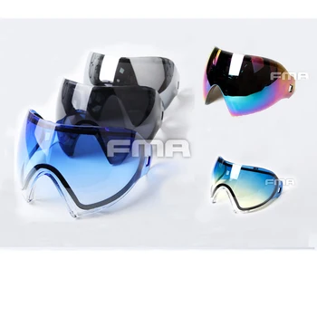 

FMA F1 outdoor Full Face PC Lenses Anti-fog glass 2019 for F1 Mask FM-F0001 to FM-F0025 F1 Mask Single-layer PC Paintball f1