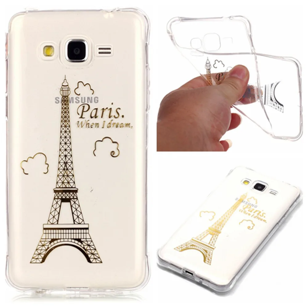 For Samsung Galaxy Grand Prime Case Cover G530 G530H Capas Fundas Transparent Soft TPU Cell Phone Cases |