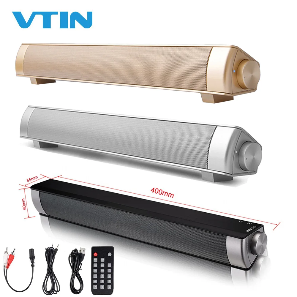 

VTIN S08 Wireless Bluetooth Speaker 4.2 SoundBar Remote Control TF Card TV Cellphone Tablet Surround Sound System TV Speaker