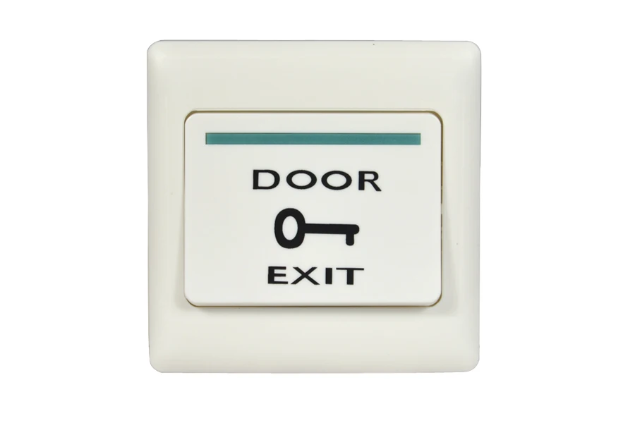 10 шт.) ночной видимой дверной кнопка выхода автоматически восстановление нажатия кнопки для системы контроля доступа не выходной сигнал