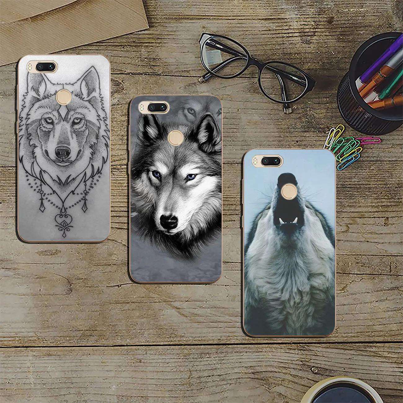 Жесткий чехол для телефона Lavaza Fierce Snow Wolf Xiaomi 9 9T A3 PRO CC9 CC9E 8 A2 Lite SE A1 pocophone f1 6 6X 5S 5X MAX