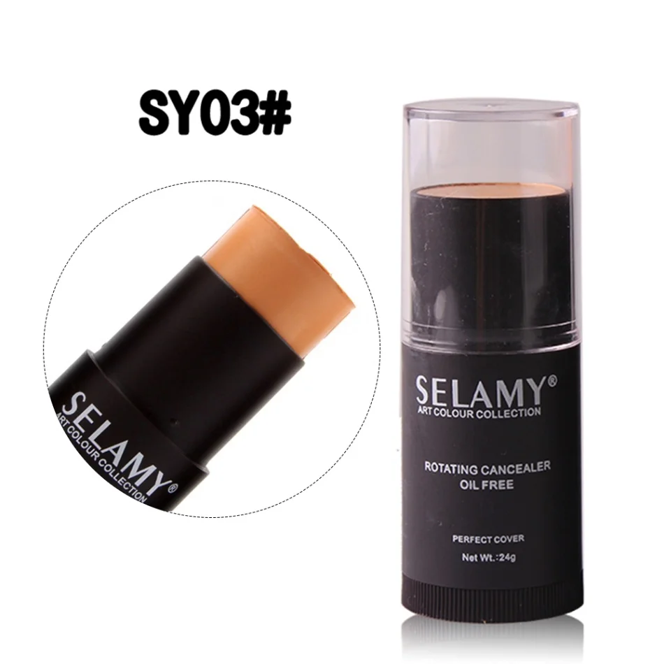 size 3 SELAMY корректоры для лица косметический карандаш-корректор масло макияж Обнаженная макияж шрам веснушки уход за кожей темная крышка консилер масло - Цвет: size 3