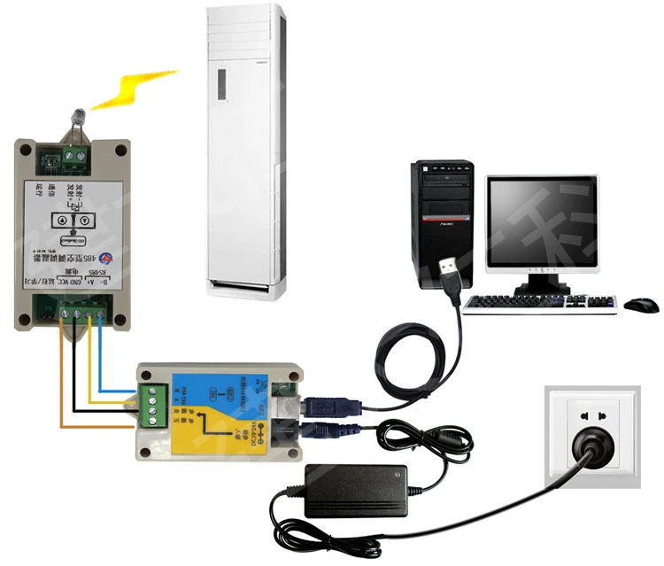 485 кондиционер термостат Modbus протокол обучения инфракрасный кондиционер Контроллер промышленный кондиционер датчик