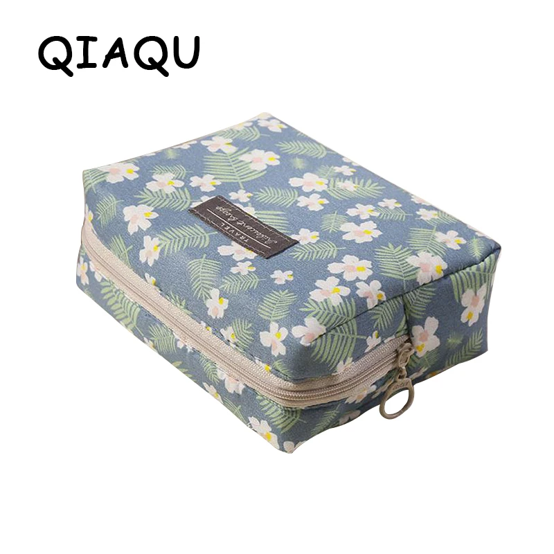 

QIAQU Cosmetic Travel Wash Toiletries Bag Storage Bags Women Make Up Pouch Mini Cute Fashion Large Capacity Portable
