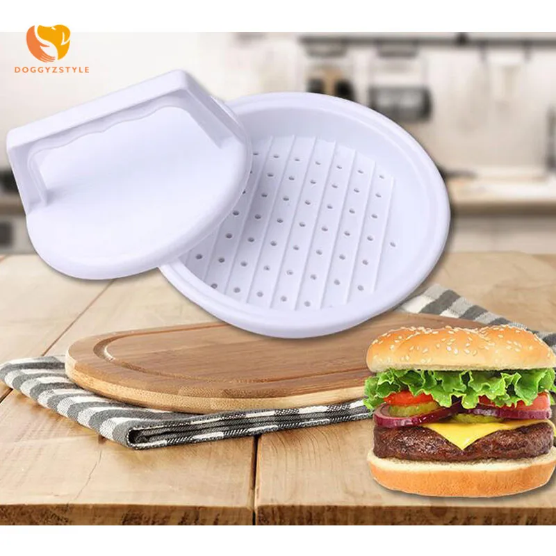 

1 Set Round Shape Meat Burger Maker Mold DIY Hamburger Press Meat Beef Press Patty Maker Kitchen Tool