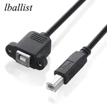 Lballist USB 2 0 Удлинительный кабель для принтера типа B папа Тип мама с