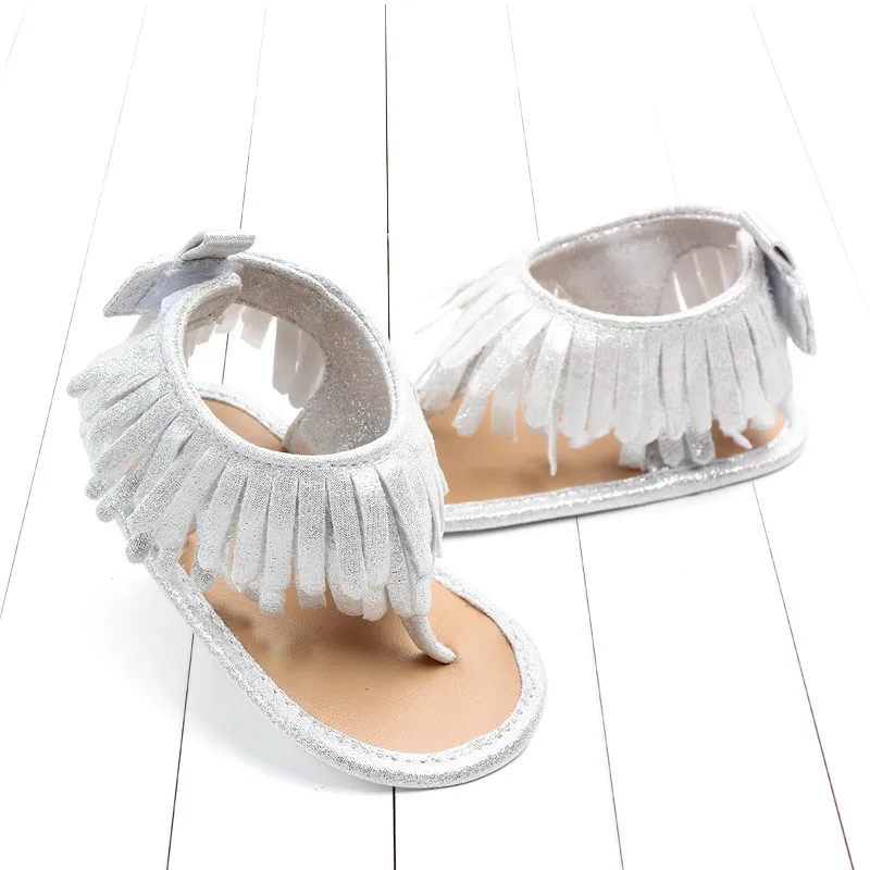 Oeak; коллекция года; обувь для новорожденных девочек; сандалии с кисточками; сандалии-слипоны; обувь для маленьких девочек