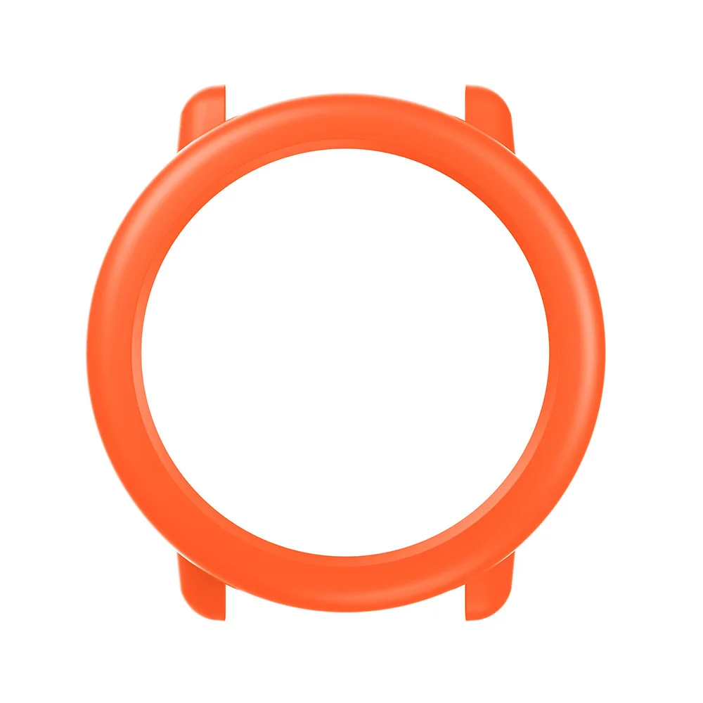 Защитная пленка Amazfit Pace чехол для Xiaomi Amazfit Pace браслет пленка для экрана SmartWatch силиконовый защитный чехол 6 шт - Цвет: Orange-5 Film