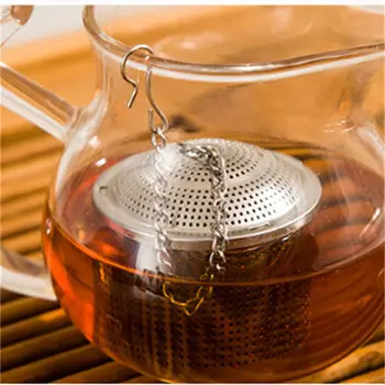 

Creative New Hot Tea Infuser Stainless Steel Tea Strainer Soup Taste Spice Box Kitchen Tool Seasonings Seperation Basket Filter