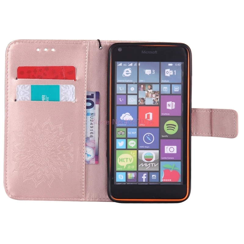 Флип чехол для Microsoft Nokia Lumia 640 LTE Dual Lumia640 RM 1077 1072 1073 кожаный телефона|Чехлы-портмоне|