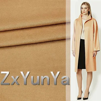 

New 148cm wide cashmere wool fabric 80% high quality wool camel high quality wool cashmere coat fabric