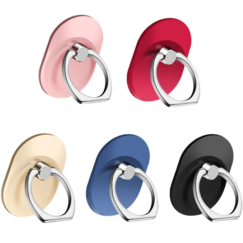 Phone Universal Finger Ring Smart Mobile Phone Golden Black Color Adjustable For iPhone For Xiaomi For Samsung Holder Stand Caqa