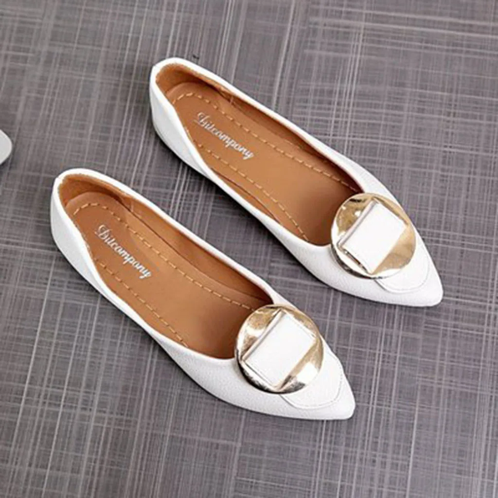

Fashion wedding shoes woman Solid Pointed Toe Heel Casual Loafers Single pumps women shoes