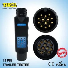 TIROL 13 Pin Towing Trailer Car Caravan Tow Bar Light Circuit Tester Unit for Plug Socket connection 12 N T23331b